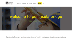 Desktop Screenshot of peninsulabridge.org