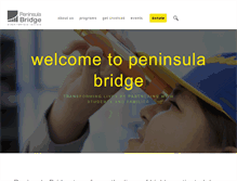 Tablet Screenshot of peninsulabridge.org